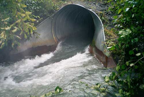 undersized culvert