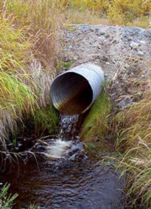 perched culvert